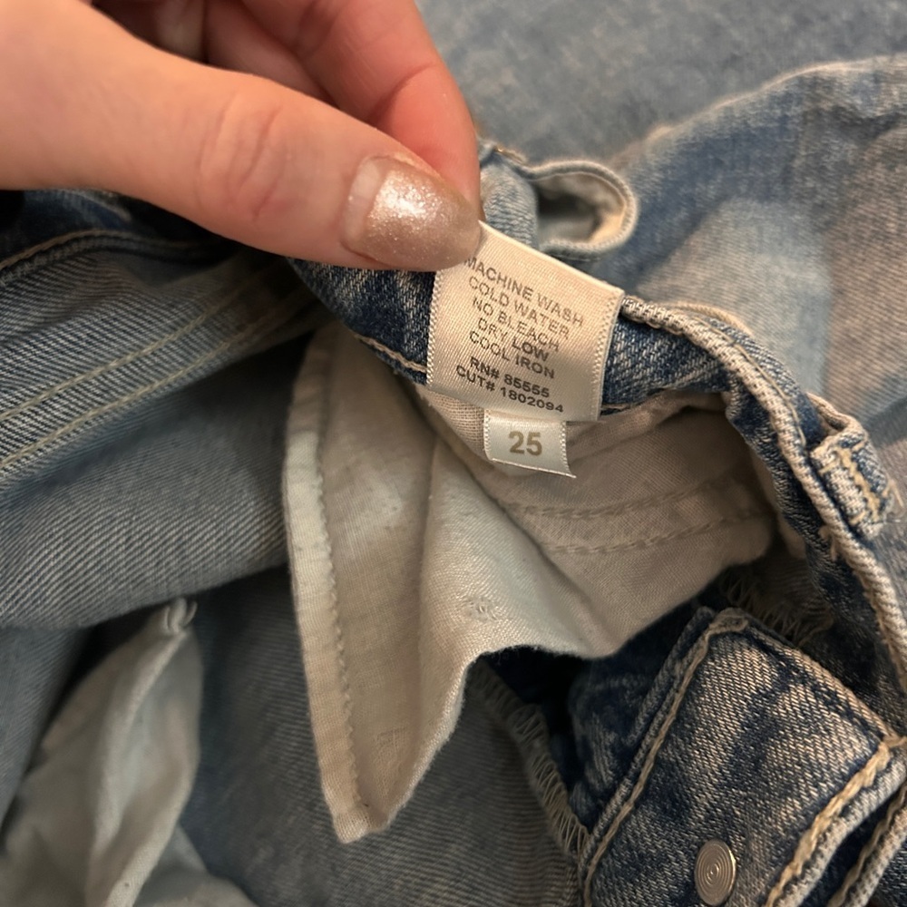 CHARLIE HIGH RISE CLASSIC STRAIGHT JEAN - RHYTHM VINTAGE • size 25 - Picture 11 of 14